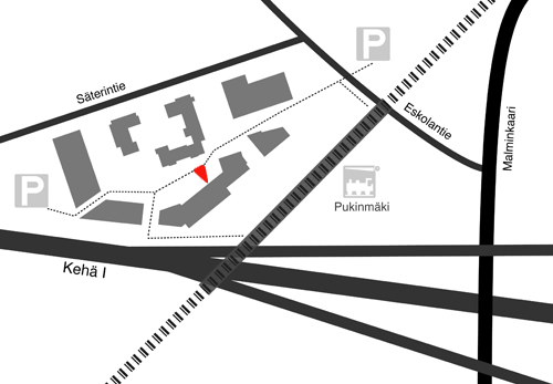 Pukinmäenaukion kartta